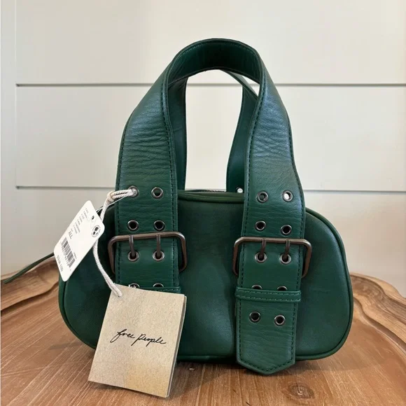 Free People Say Yes Bag in Pine NWT - Picture 2 of 7